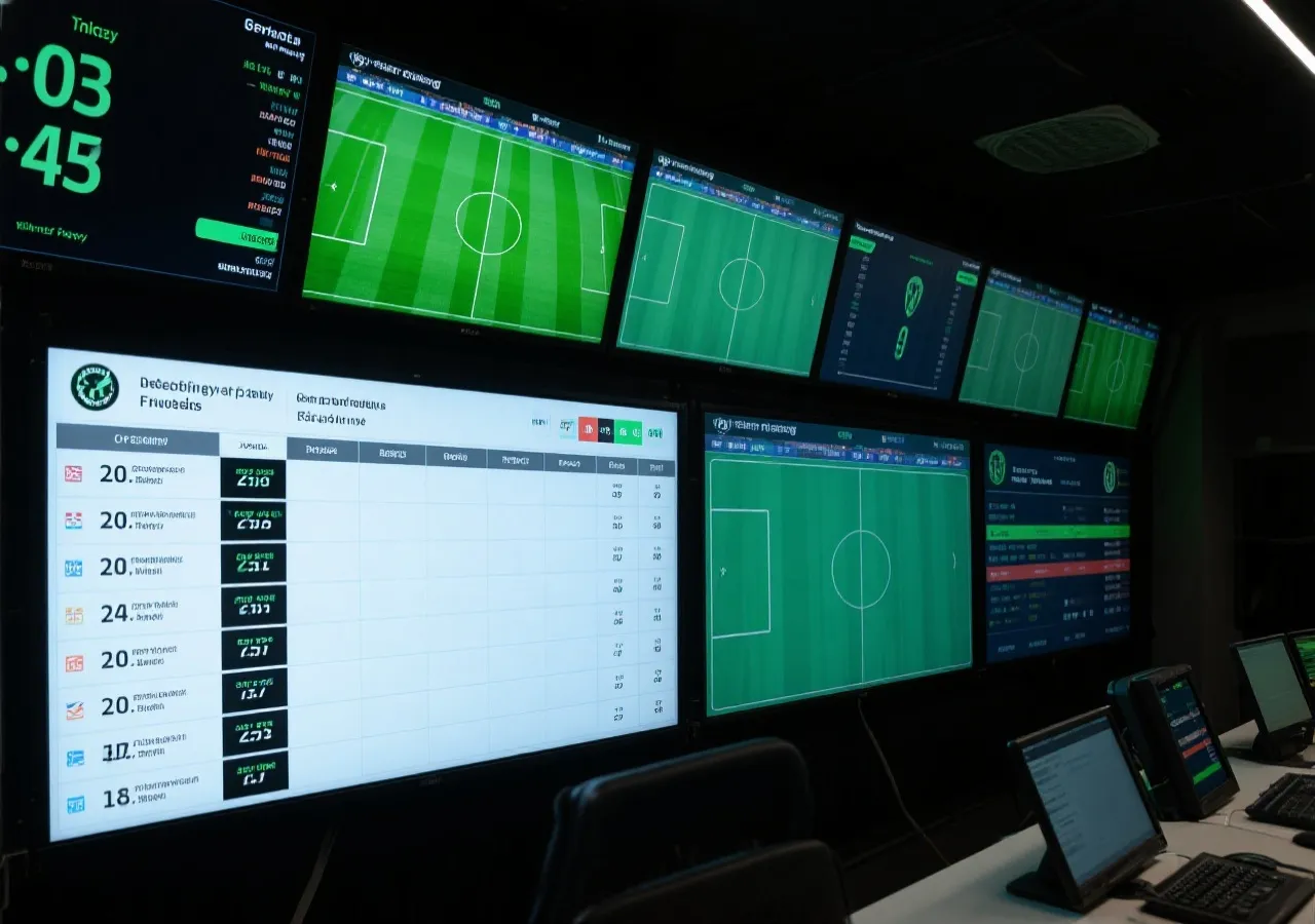 世界盃賽事數據與直播整合示意圖